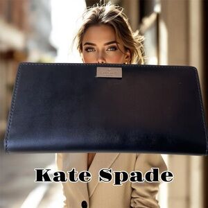 Kate Spade Black Leather Wallet